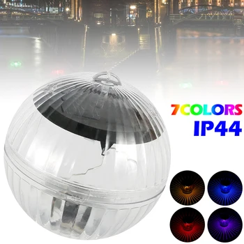 

LED Waterproof Floating Light Swimming Pool Multi Color LED Solar Power Changing Water Drift Lamp Floating Light LED Disco Light