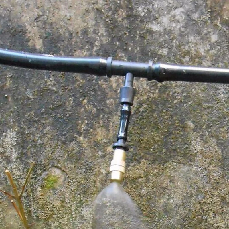 

Top-50 PCS Copper Watering Nozzle Adjustable Atomization Drip Garden Irrigation Greenhouse Vegetables Saplings Irrigation System