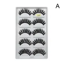 Горячие 3D ресницы ручной работы многоразовые Длинные Накладные ресницы из Натурального Волоса норковые ресницы мягкие драматические ресницы макияж Cilios норки Maquiagem