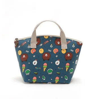 

Insulation cold storage lunch bag, lunch bag. Portable Oxford cloth picnic bag waterproof lunch bag outdoor convenient ice pack