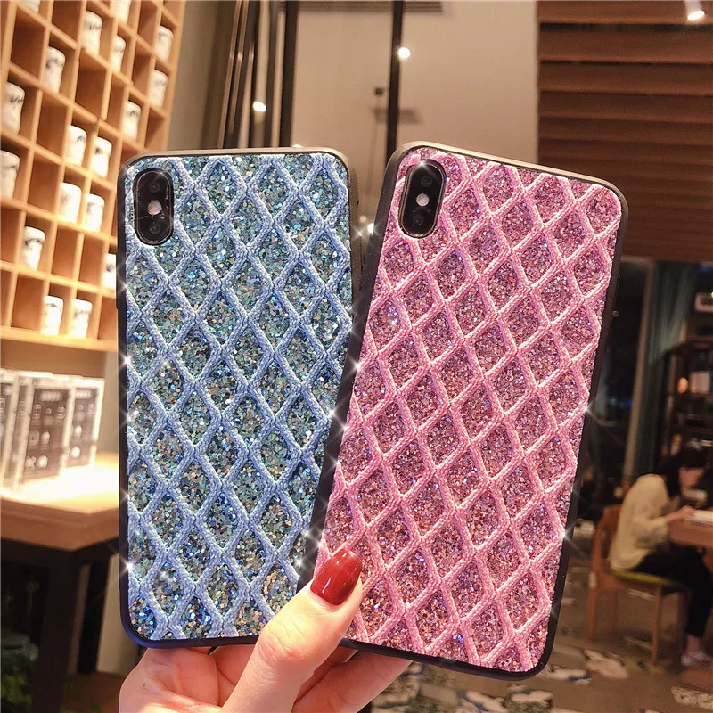 

Fish scale Glitter Sequins phone case For iPhone 11 pro max case cover for iphone 11 6 6s XR Xs max 7 8 plus coque phone bags