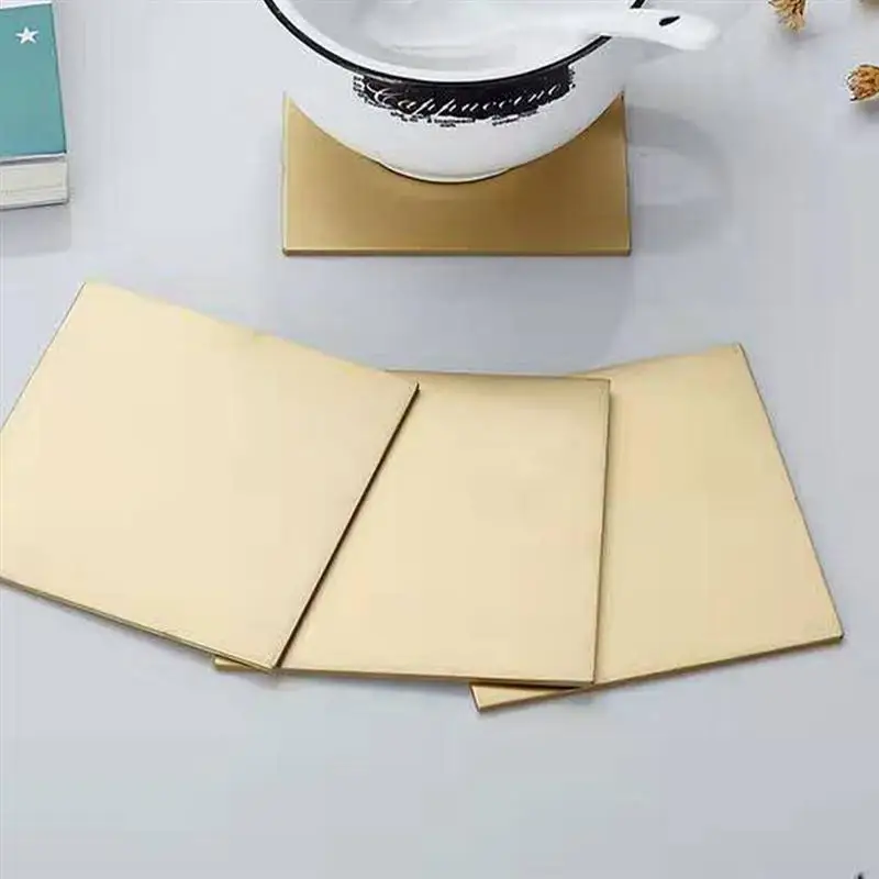 1 шт. Coaster Медные Кухонные подставки под тарелки настольные коврики для кружки чашки