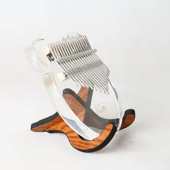 

Hot Kalimba Acrylic Thumb 17 Keys Piano Transparent Keyboard Instruments