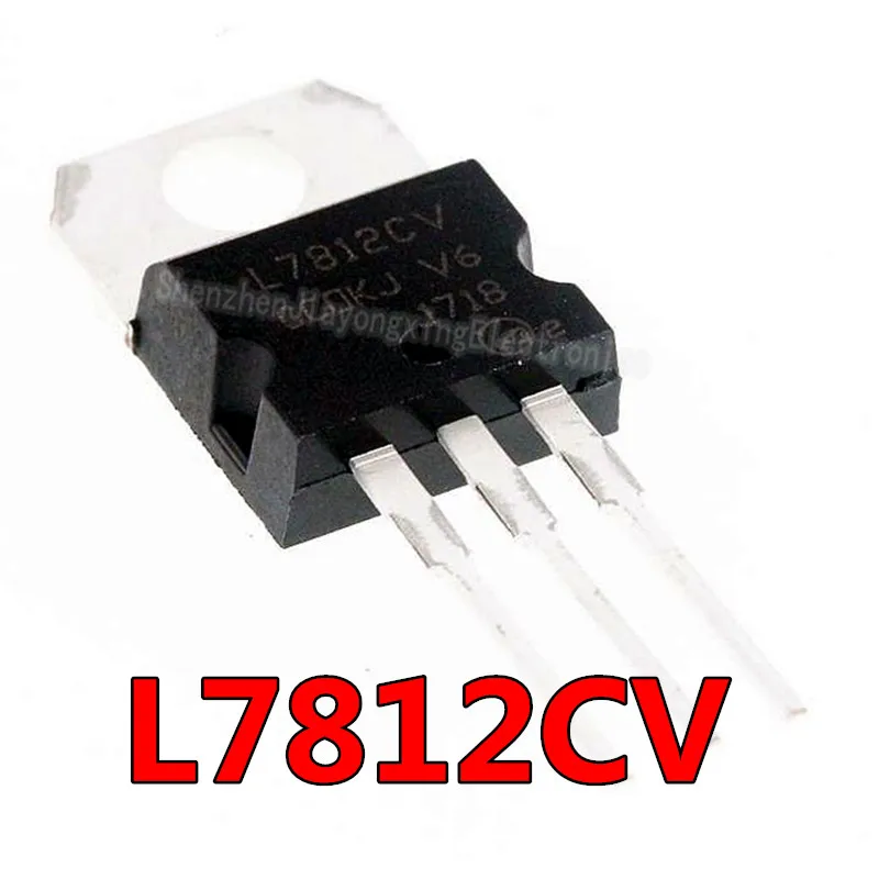 Новый и оригинальный чипсет IC L7812CV L7812 TO220 7812 LM7812 MC7812 TO-220 10 шт. | Электронные