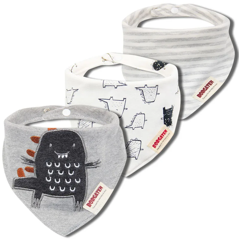 24 3 шт./лот, детские нагрудники, бандана, хлопок, высокое качество, Babadores Para Bebe, слюнявчик для младенцев, полотенце для мальчиков и девочек - Цвет: 24