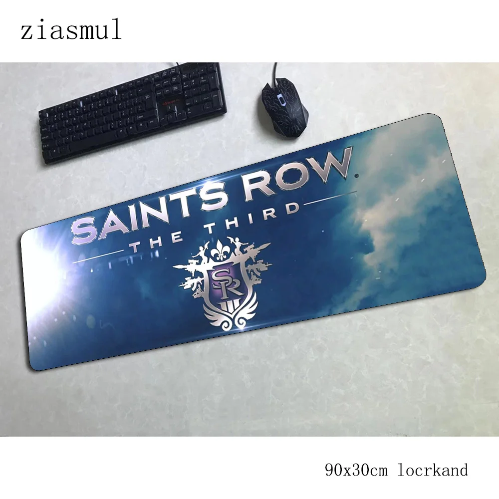 Saints row коврик для мыши 900x300x3 мм коврики для мыши красивые игровые коврики для мыши геймер профессиональные персонализированные коврики для мыши Клавиатура ПК pad