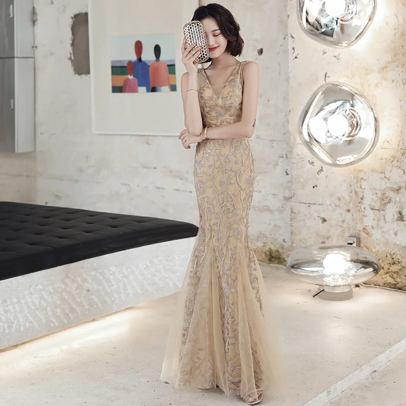 Женское сексуальное китайское платье на тонких бретельках, с кисточками, Cheongsam, серебряное, с блестками, Qipao, элегантное платье De Soiree, Мини вечернее платье