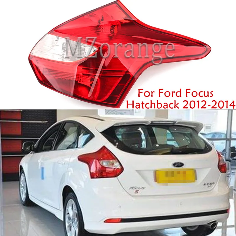 

MZORANGE For Ford Focus Hatchback 2012 2013 2014 Rear Tail Light Lamp Car Styling Accessories Left Right Not Bulb
