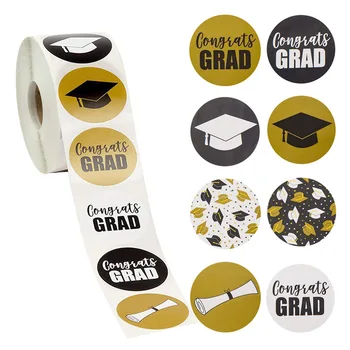 

Stationery stickers 8 kinds of design doctoral cap graduate commencement teacher Motivational kids school student encouragement