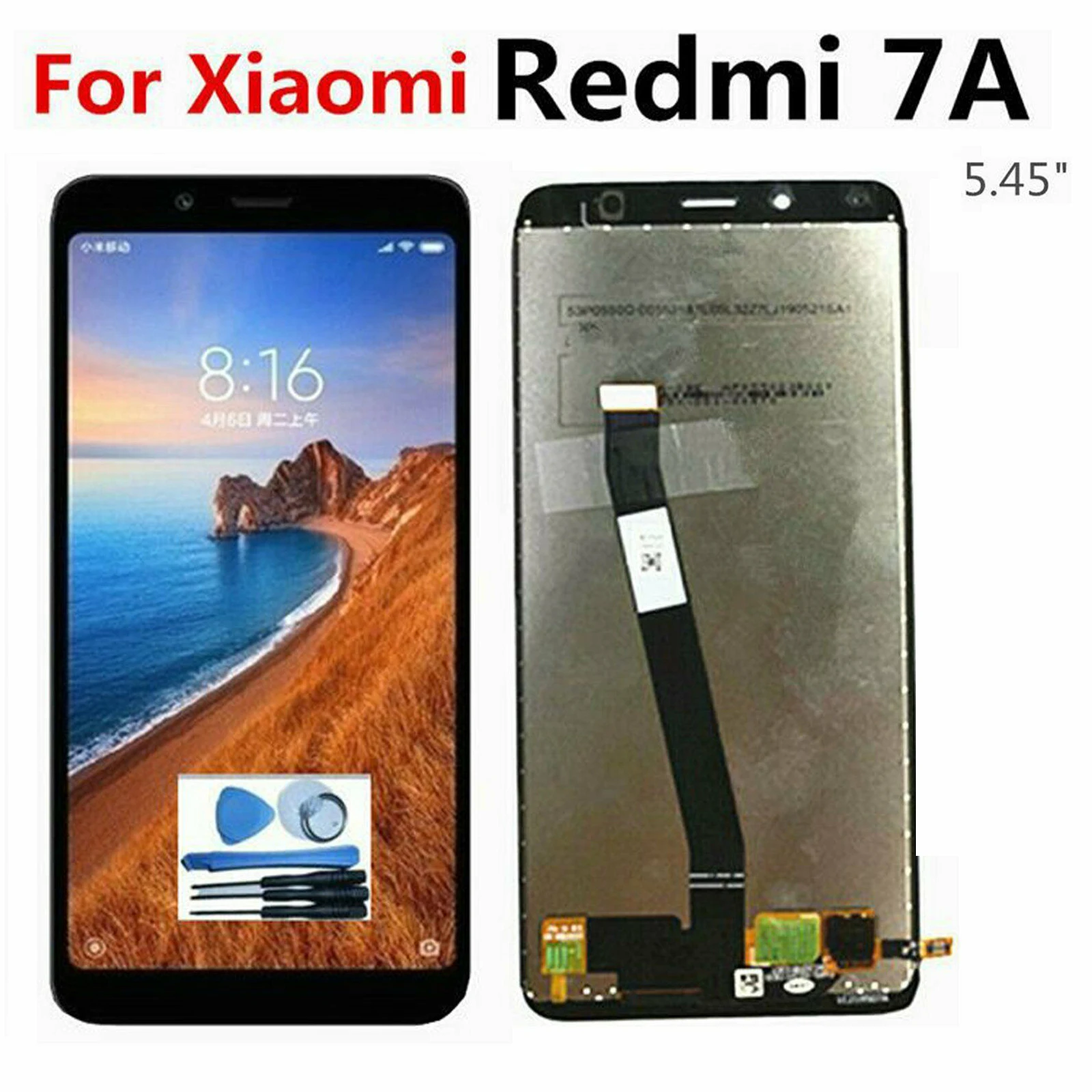 Для Xiaomi Redmi 7A ЖК дисплей кодирующий преобразователь сенсорного экрана в сборе с