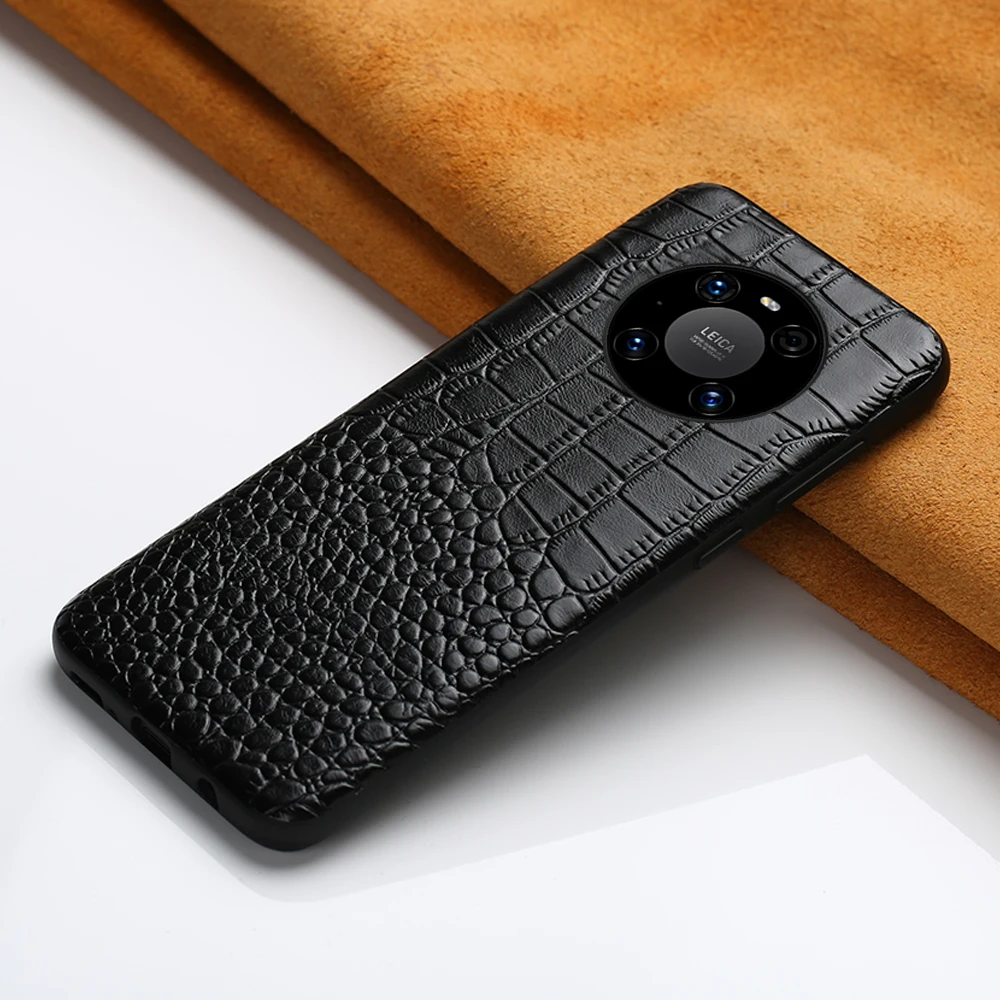 Чехол для телефона из натуральной коровьей кожи Huawei Mate 40 Pro 20 P30 P20 P50 P40 Lite чехол Honor