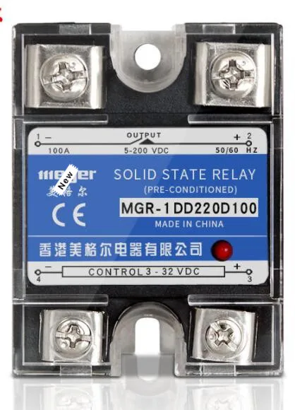 Zhuo a ОДНОФАЗНЫЙ постоянный ток твердотельные реле управления обмен ZYG-D48100 DC-AC DC