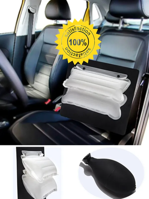 Coussin d'air lombaire intégré pour siège auto, fonctionnement manuel,  confort, support de pompe à main, oreiller de siège, matelas gonflable -  AliExpress