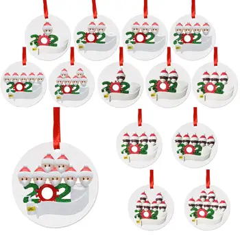 

Personalized Family Customized Christmas Decorating Creative Gift Quarantine Products Christmas Hanging Ornament 6 Family 2020