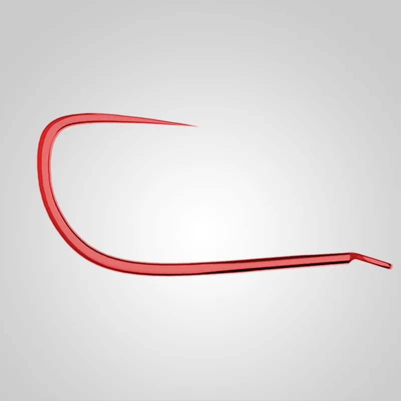 100PCS/Lot ] Red Color Small Fish Hook Sabiki Barbed Fly Tying