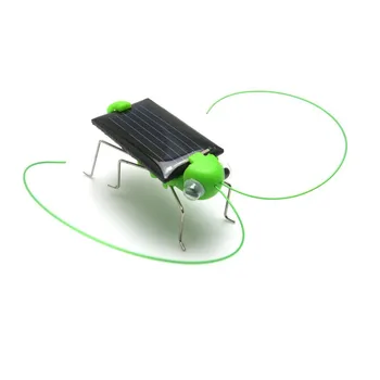 

Solar Power Toy Energy Crazy Grasshopper Cricket Kit Christmas Gift Toy 4*1.8cm