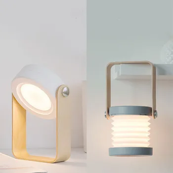 

New design portable LED rechargeable table lamp foldable desk light USB charging reading lamp with touch control indoor light