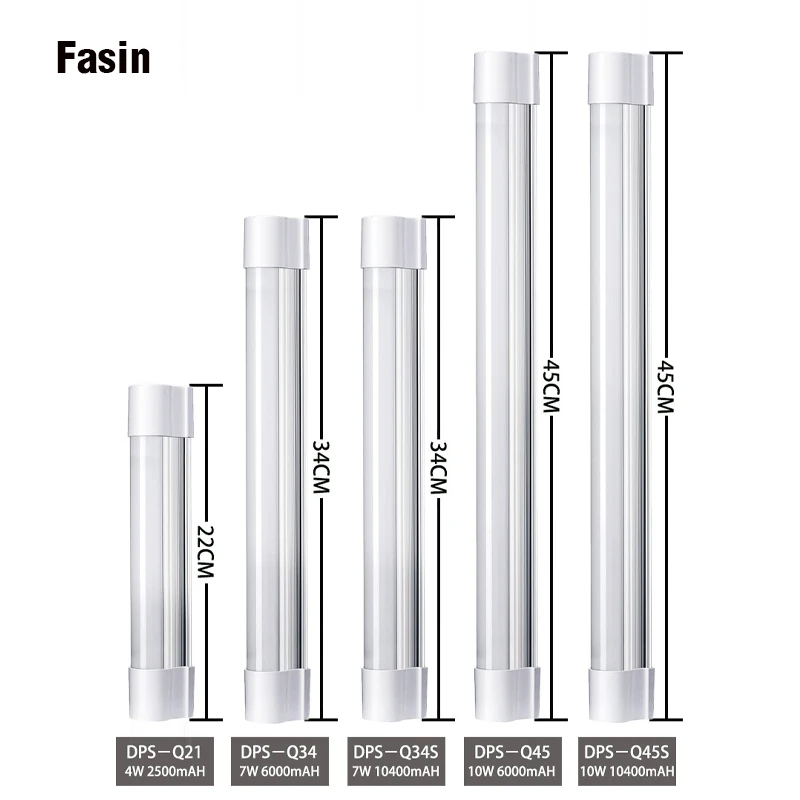 

Portable Light Hanging Magnetic LED Table Lamp Rechargeable Outdoor Lighting Cabinet Light Tube Night Light For Closet Emergency