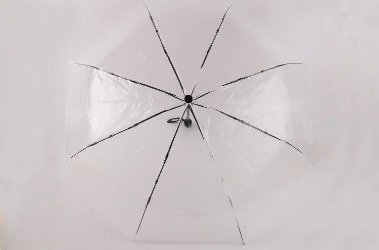 Солнцезащитная капсула зонтик черный пластиковый складной 6 костей солнцезащитный Зонт подарок мини зонтик