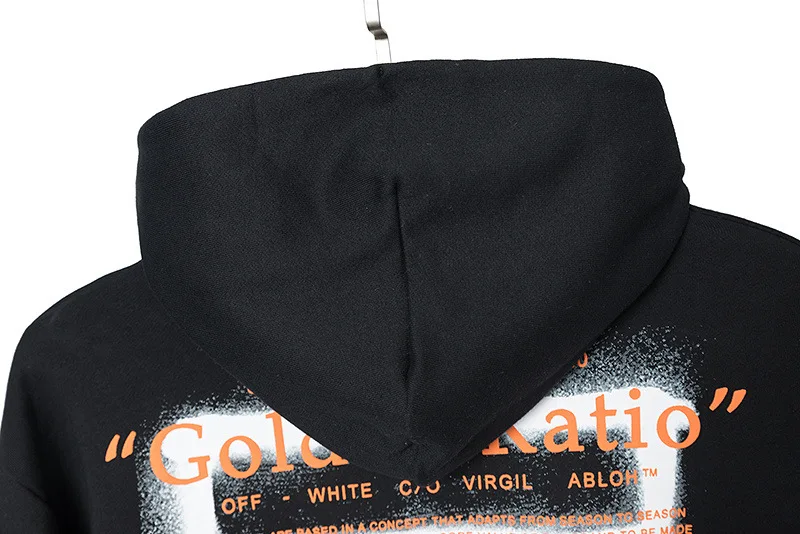 OFF-WHITE OW осенне-зимний высококачественный мужской свитер с рисунком карты