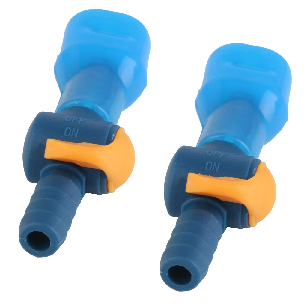 Bite Valve Replacement Mouthpiece (2-Pack), Shutoff Valve Kit for Hydration Bladder and Water Backpack Bladder Reservoir