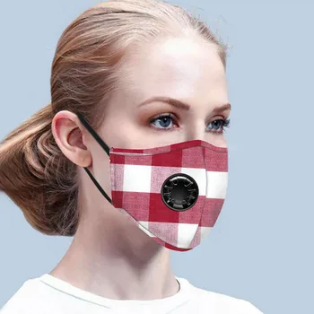 

mascaras Printing Reusable Protective PM2.5 Filter Dust Face Cover Windproof Adjustable Face Cover with 5pcs Filter Toiletry Kit
