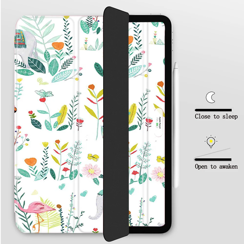 Чехол-книжка с фламинго для iPad Pro 11 дюймов, крепкий Магнитный Тонкий Смарт-Чехол для iPad Pro 11 выпуска(3-го поколения