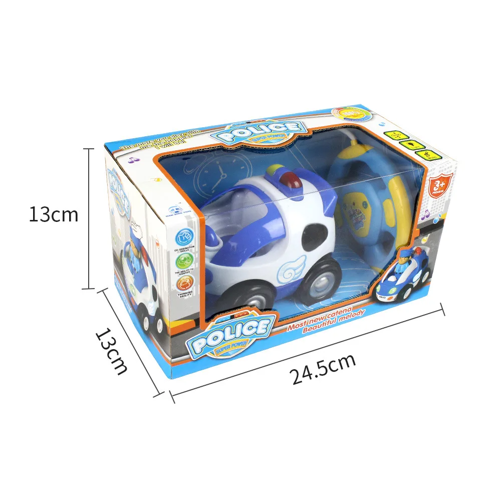 MoFun508B SMV мультипликационный Радиоуправляемый автомобиль со светом и музыкальным двигателем акустический беспроводной пульт дистанционного управления детская игрушка