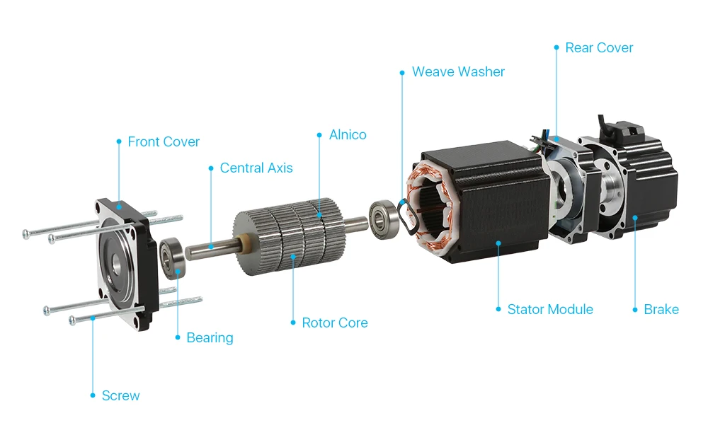 Cloudray nema 23 motor deslizante 2 fase