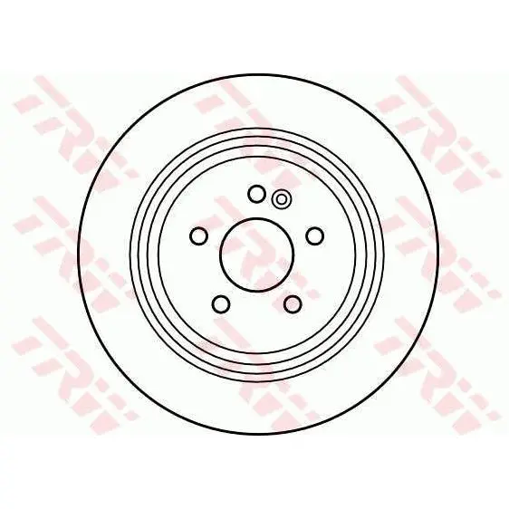 Диск тормозной MERCEDES ML W163 270-500 98-05 задний TRW DF4196