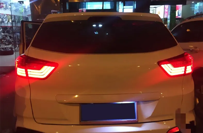 VLAND завод для задний габаритный фонарь автомобиля для IX25 Creta светодиодный задний фонарь- и сигнал поворота с последовательным индикатором+ play and plug
