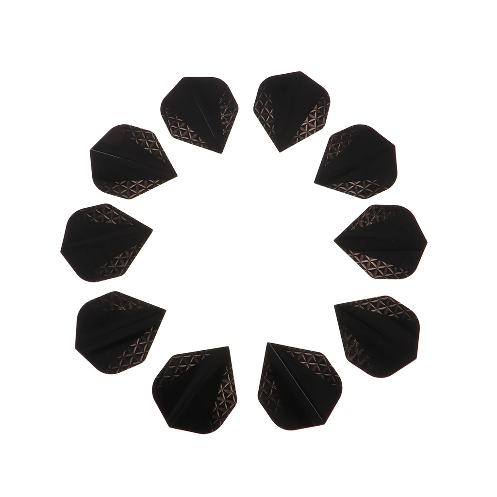 10Pcs Standard Shape Flights PET Extra Tough Thick Tail Accessories Dart Flights 10Pcs Standard Shape Flights PET Extra Tough Thick Tail Accessories Dart Flights