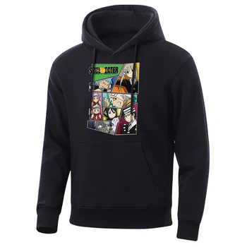 

Anime Soul Eater Men Hoodie Sweatshirt Men'S Sweatshirts Maka Print Mens Hot Japanese Harajuku Hooded Spring Casual Fleece Hoody
