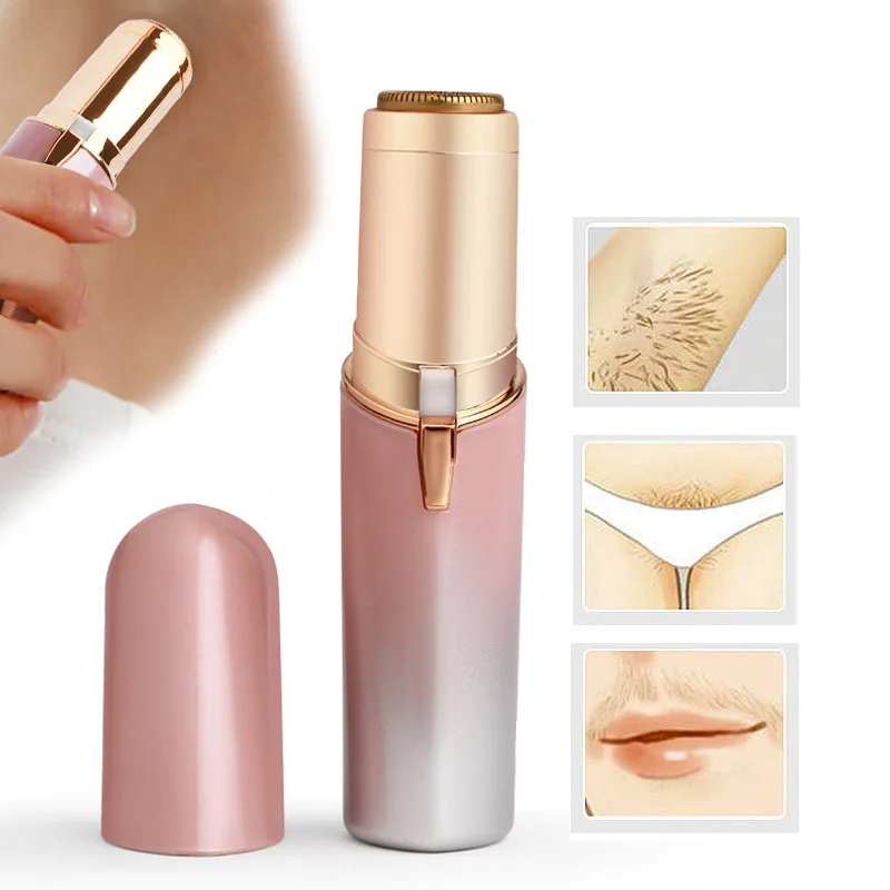

Hair Removal Machine For Women Electric Mini Epilator Lipstic Shaving For Bikini Body Underarm Face razor Makeup Women SU419