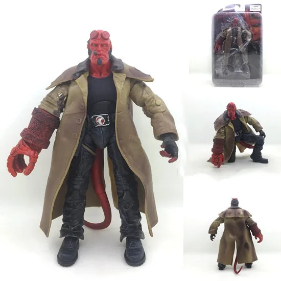 Аниме игрушка Hellboy HELLBOY 6-дюймовый 1 S Мобильный фигурка качественный вариант карты установлен Гараж Комплект