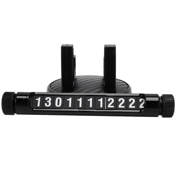 

Car Temporary Parking Card Sticker Car Air Freshener Auto Phone Number Card Plate Car Aromatherapy Accessories