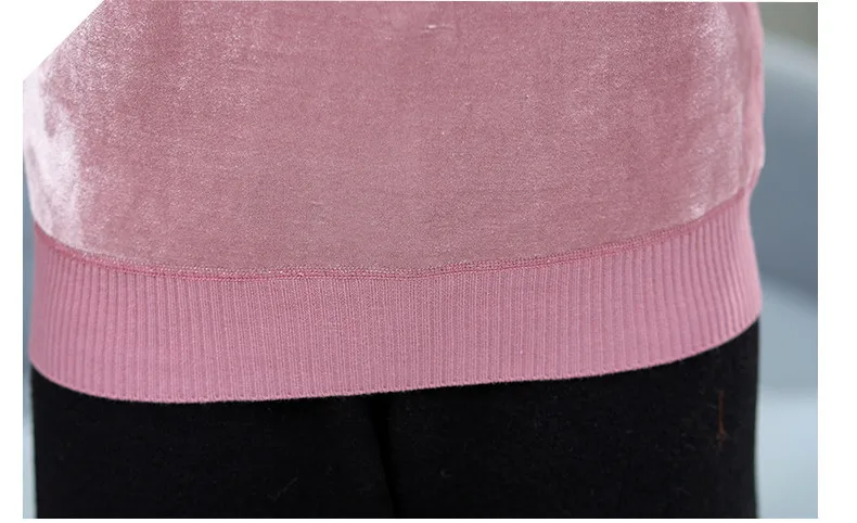 XJXKS Plus size women winter sweater new plus velvet warm comfortable high-end cashmere knitted sweater women pullover