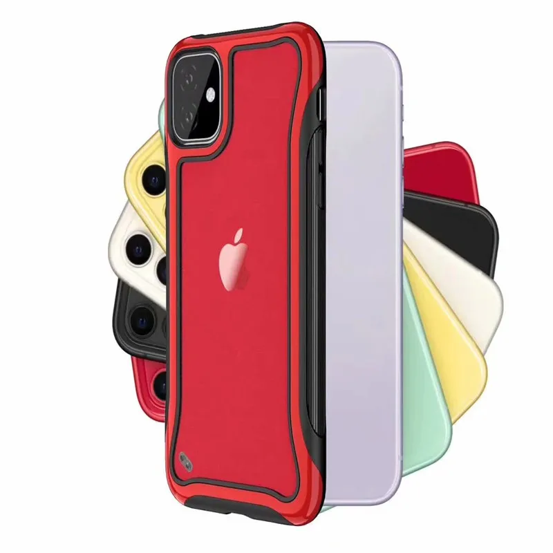 

For iPhone 11 Case Transparent Shockproof Hybrid Silicone Full Protect Armor Cover For iPhone 11 Pro Max XS Max XR X 8 7 6s Plus