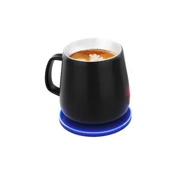 

Coffee Cup Warmer & Wireless Charger With Auto-Shut 2 In 1 Heating Warmer Set For Home/Office To Warm Coffee