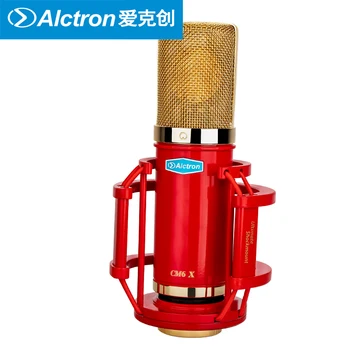 

Alctron CM6 X large diaphragm condenser studio microphone used in studio, live broadcasting, online singing