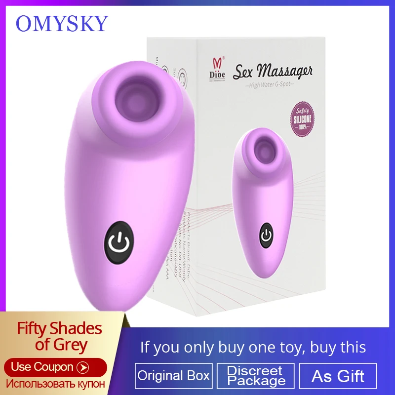 Мини Стимулятор клитора OMYSKY для мастурбации вибратор сосания массажер сосков