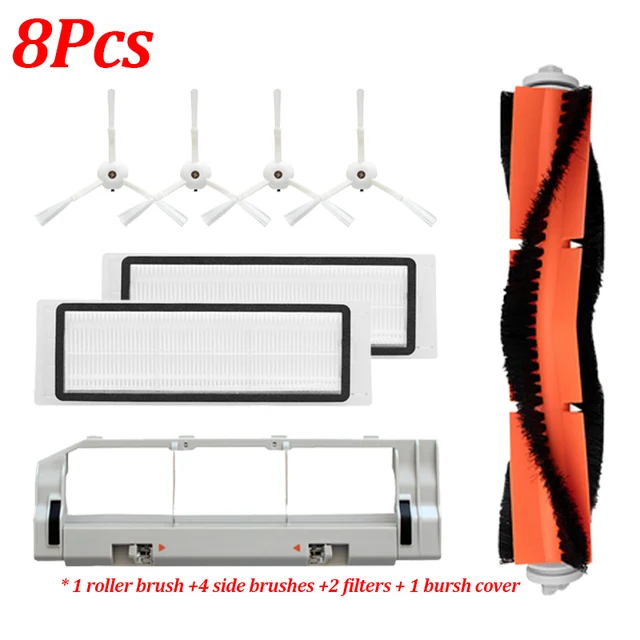 Hepa Filter Mop Rag Brush for Xiaomi for Roborock 1S S50 S55 S5 Max S6MaxV S6 Accessories Robot Vacuum Cleaner Parts Vacuum 2 XM318