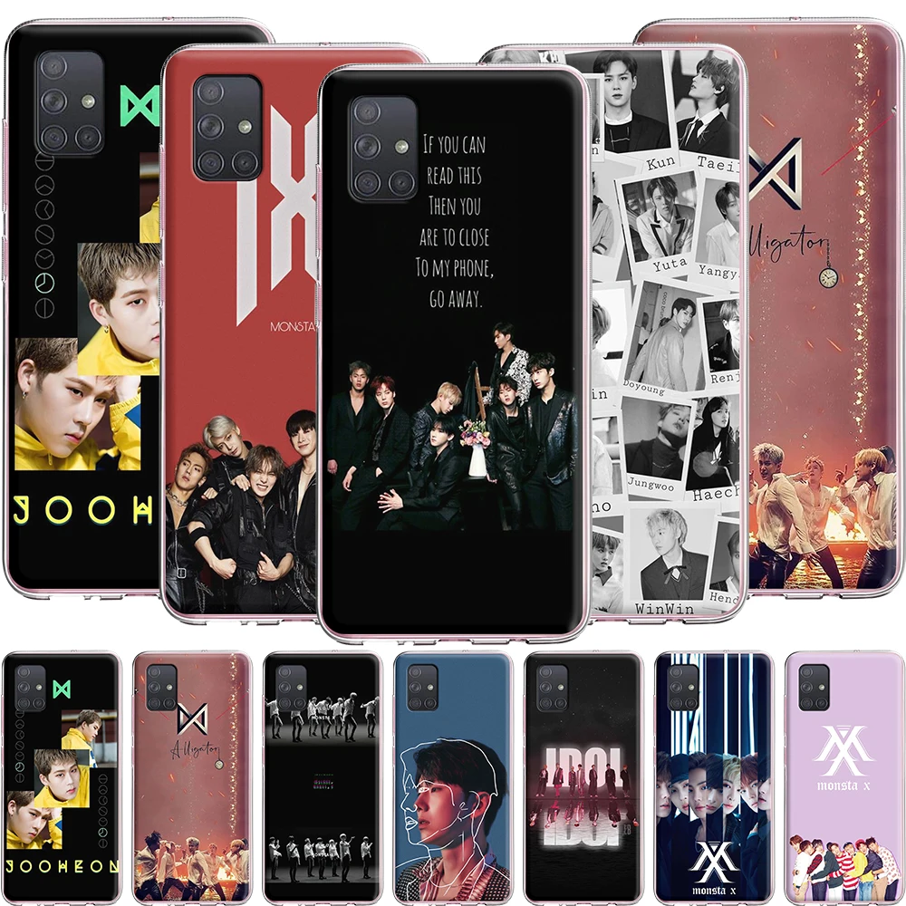 Чехол Monsta X KPOP для Samsung Galaxy A51 A71 A81 A91 A20 A20S A20E A30 A30S A40S A50 A50S A60 A70 A70S | Мобильные