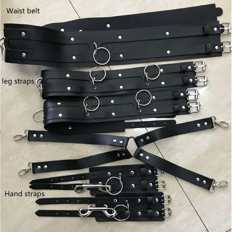 Новинка кожаный браслет ремень БДСМ секс портупея для ночного клуба наручники