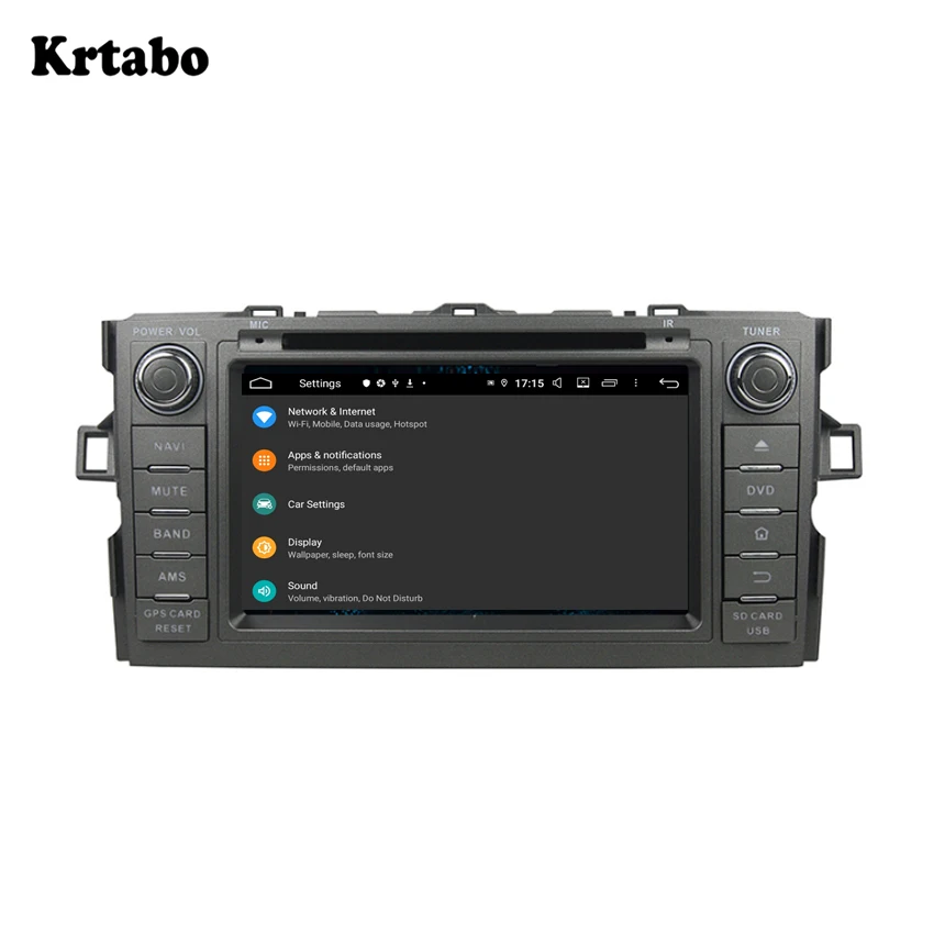 For TOYOTA Avensis 2009 2010 2011 2012 2013 2014 2015 Android smart car navigation integrated machine support DVD
