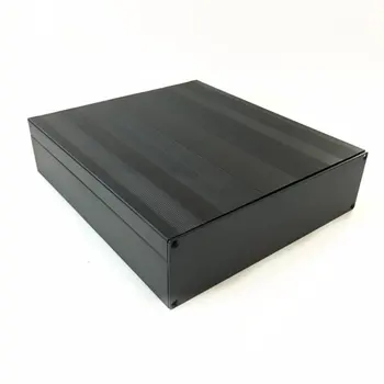 

1pcs Cover Project Electronic Instrument Case Enclosure Box Aluminum DIY Housing Instrument Case Black