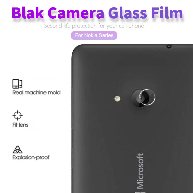 Задняя задняя камера пленка для объектива закаленное стекло NOKIA Lumia 535 550 625 625H Max 720