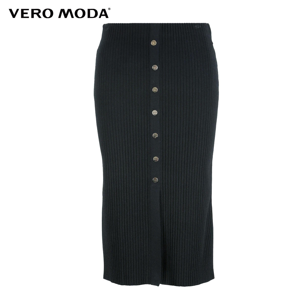 Vero Moda Женская трикотажная юбка-карандаш с декоративными пуговицами спереди | 31911J501