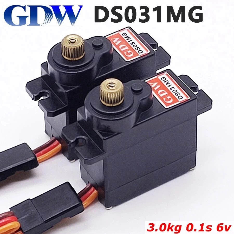 Gdw Ds031mg 9g 12g Metal Gear Micro Mini Digital Servo High Speed Angle