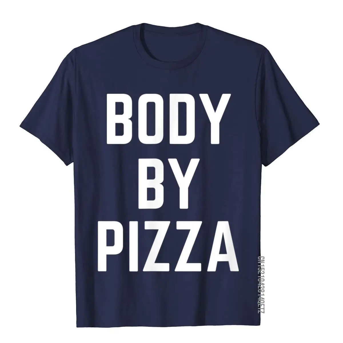 Body By Pizza T-Shirt__B5938navy
